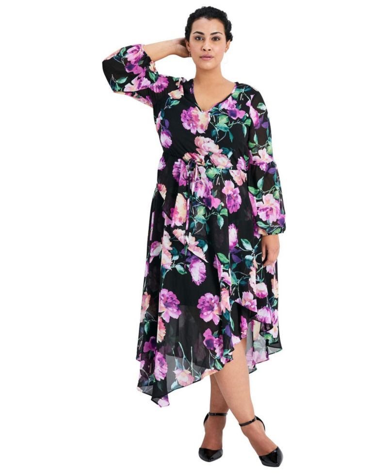 Women's Plus Size Endless Love Chiffon Dress