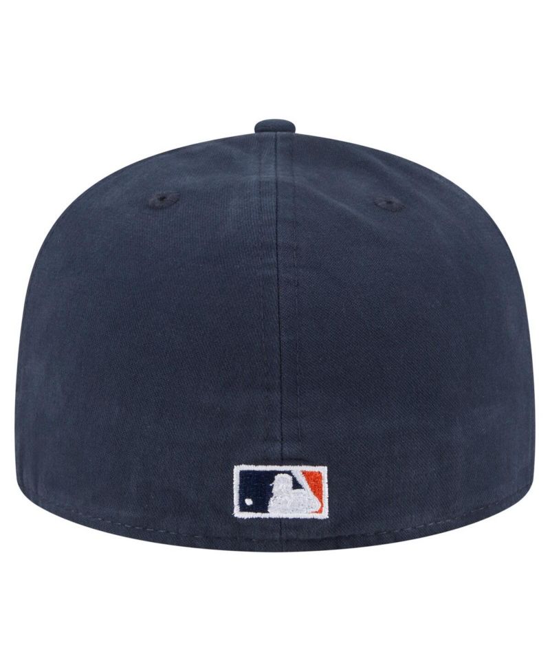 Men's Black Detroit Tigers Championship Side Flag A-Frame 59FIFTY Fitted Hat