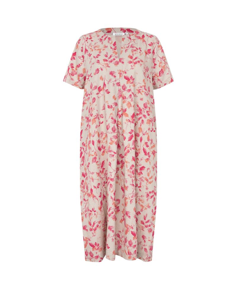 Women's MaNipani Floral-Print Midi V-Neck Dress