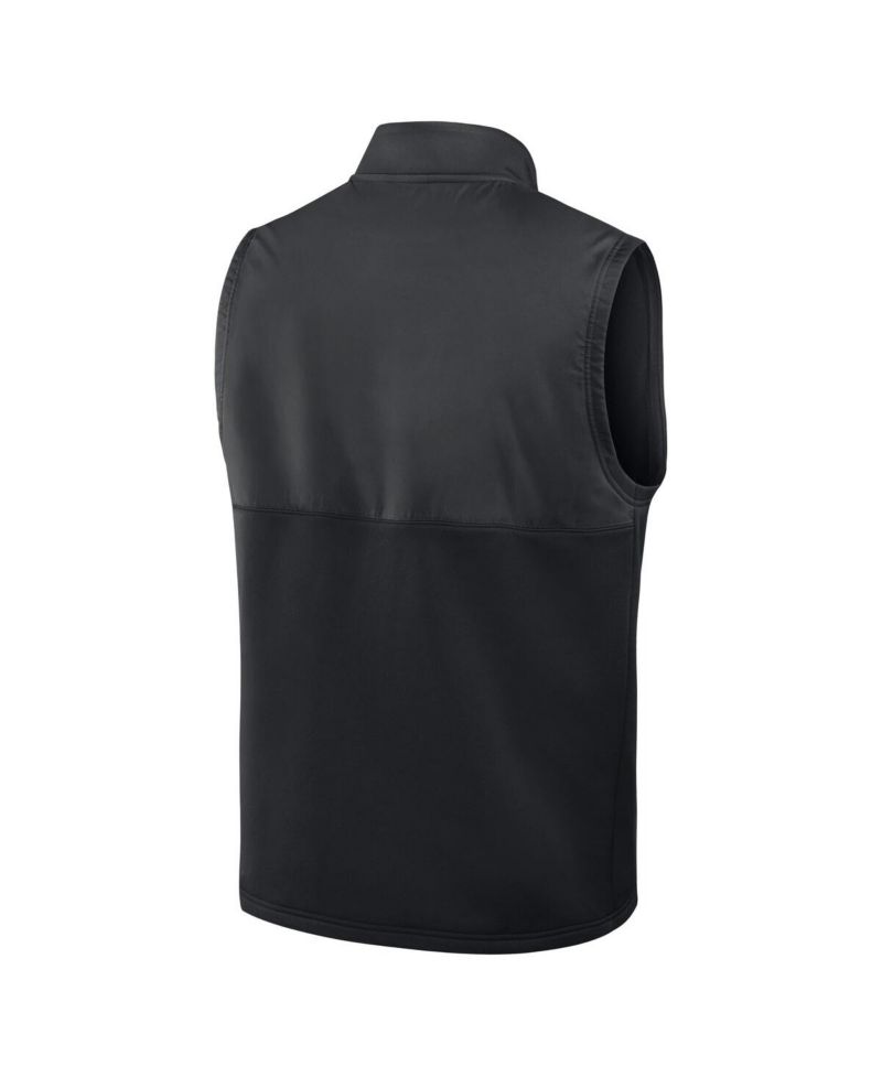 Men's Black Stanford Cardinal Primetime Victory Performance Full Zip Vest
