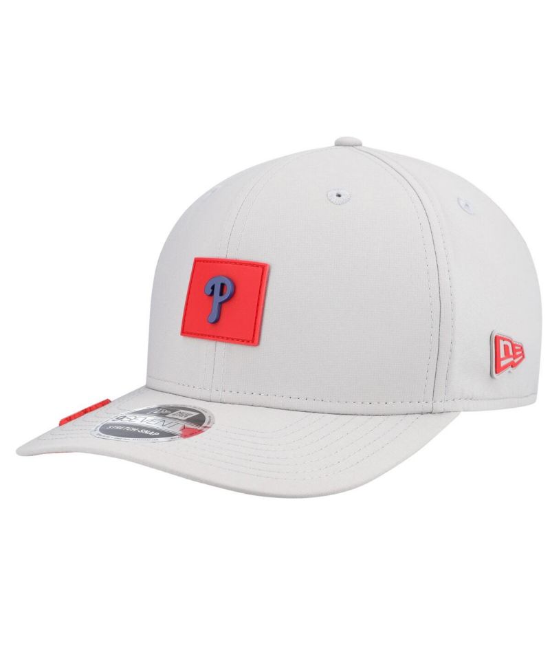 Men's Gray Philadelphia Phillies 2026 Clubhouse 9SEVENTY Adjustable Hat