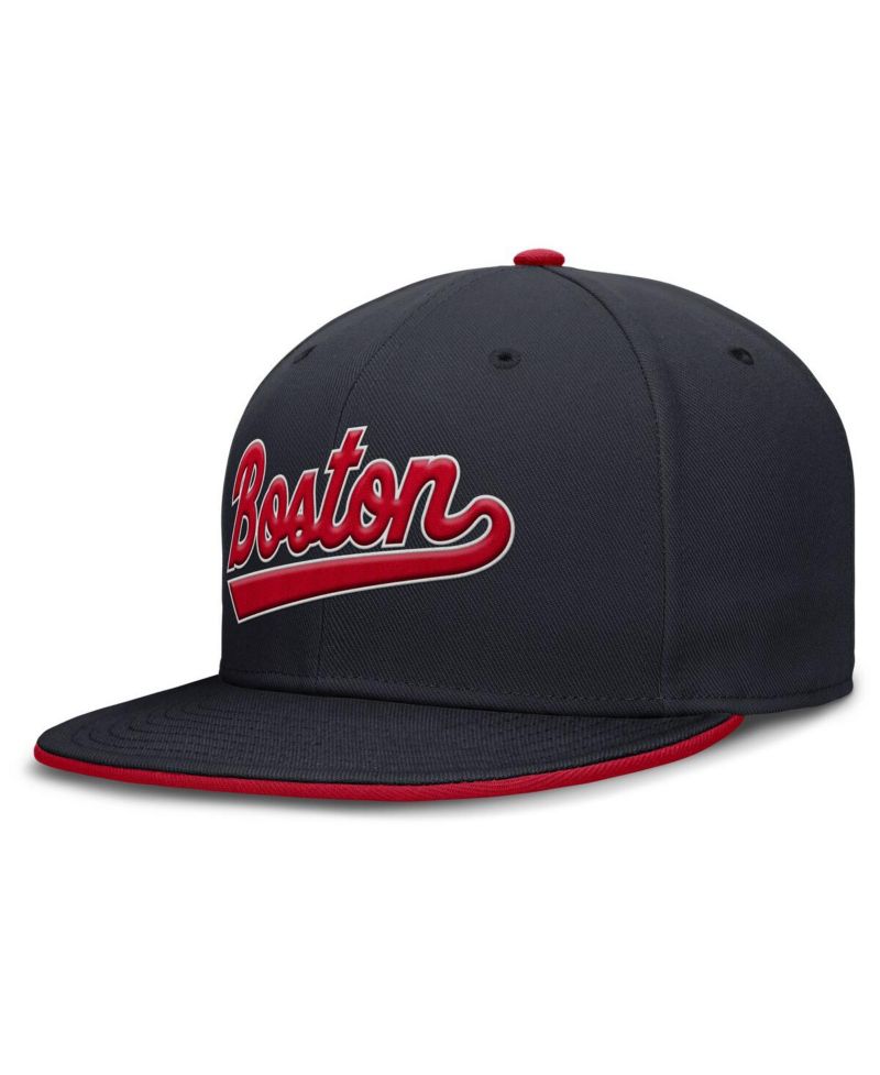 Men's Navy Boston Red Sox True Performance Fitted Hat