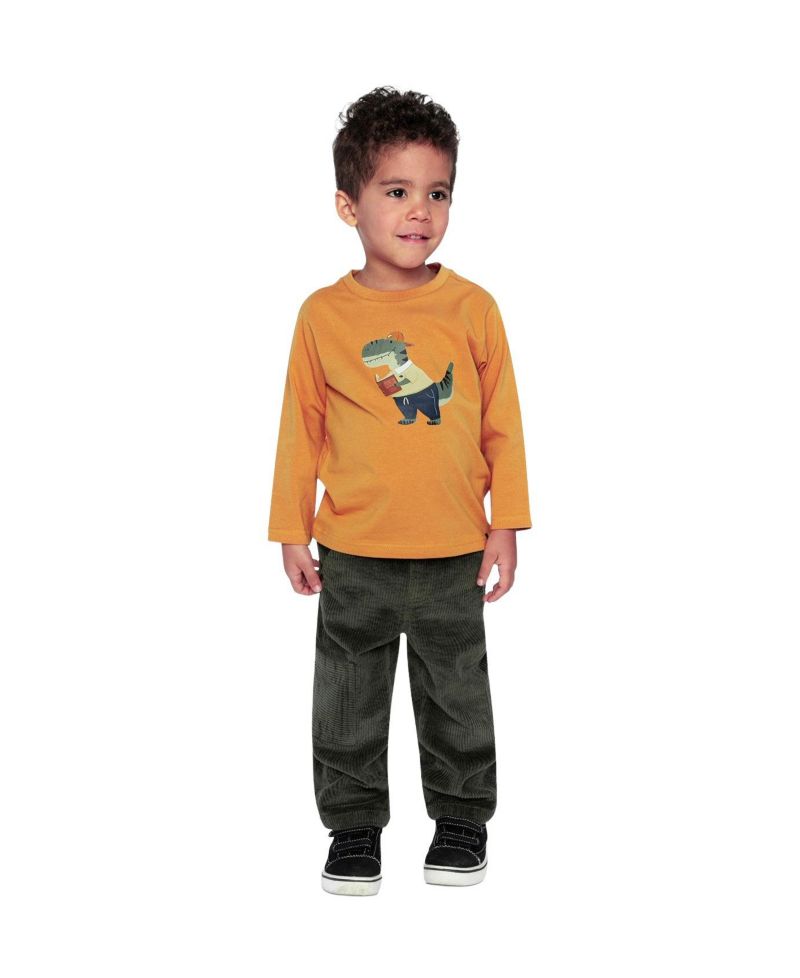 Baby Boy's (12M-24M) Cargo Pocket Stretch Corduroy Pants