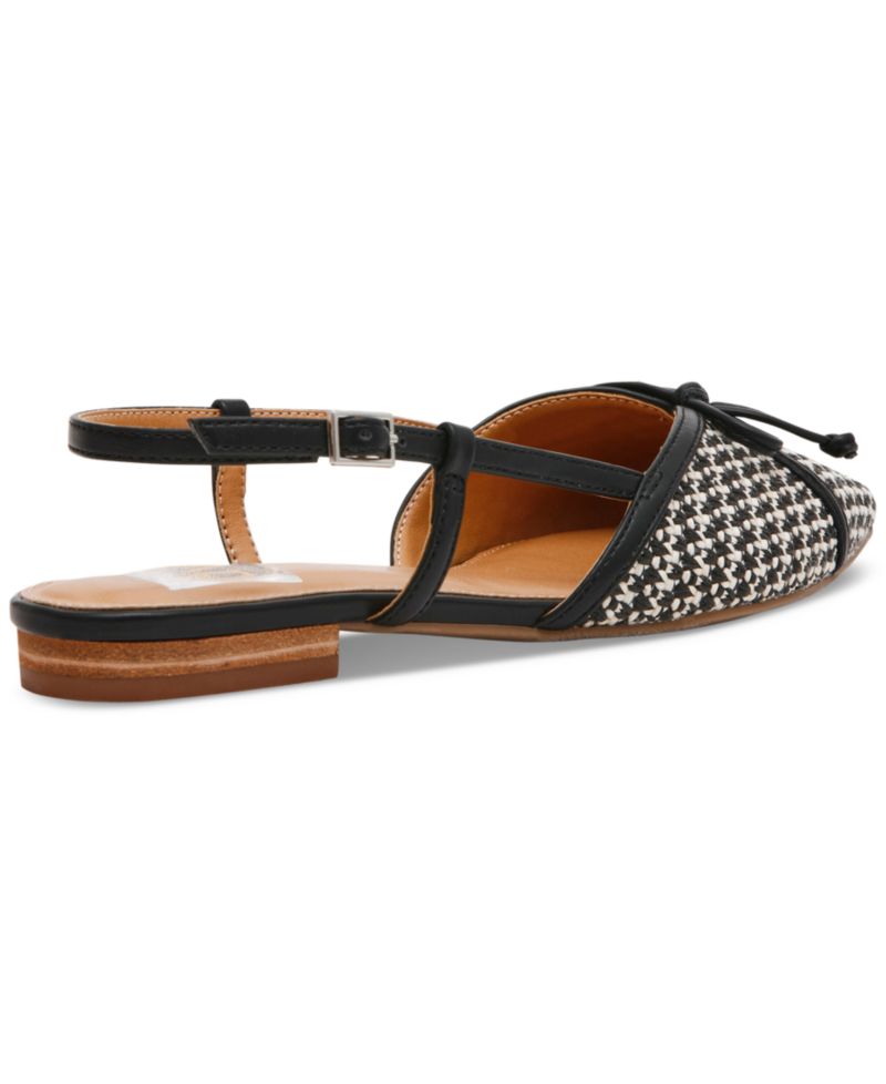 Women's Carsen Bow Pointed-Toe Slingback Flats