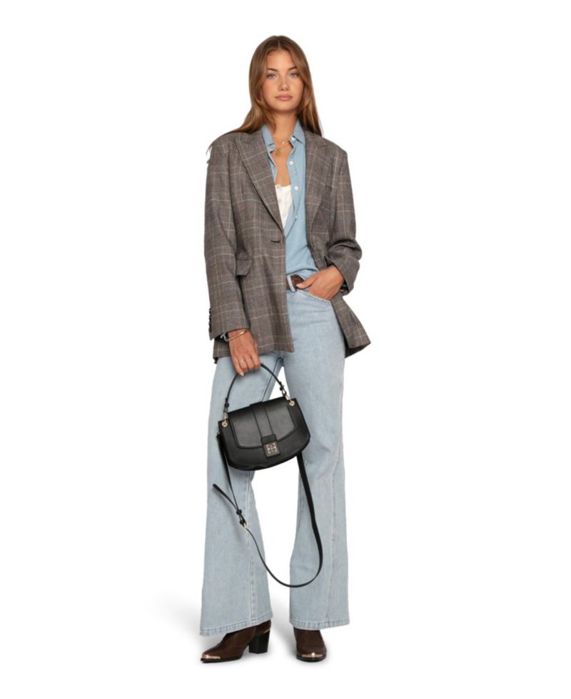 Women's Paris Grid Single Breasted Blazer