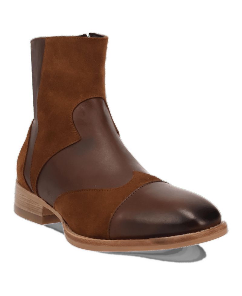 Men's Barnsley Suede and Leather Ankle Boots