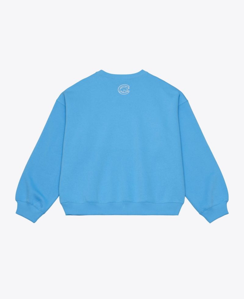 Men's Light Blue Chicago Cubs Insignia Fleece Sweatshirt