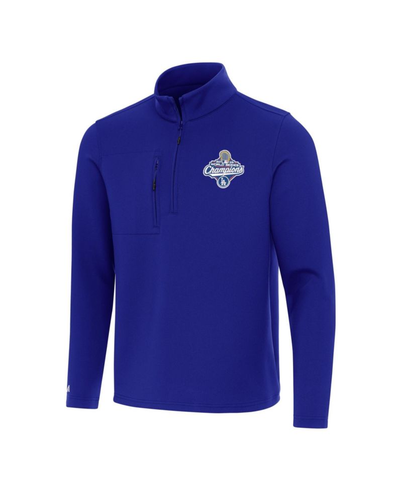 Men's Royal Los Angeles Dodgers 2025 World Series Insider Quarter-Zip Pullover