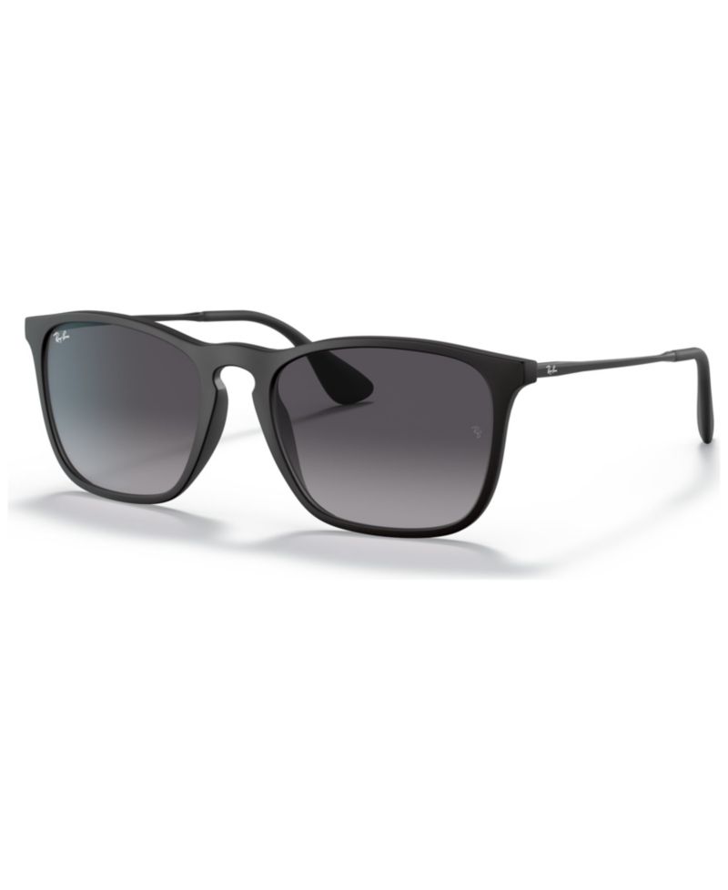 Unisex Low Bridge Fit Sunglasses, RB4187F CHRIS 54