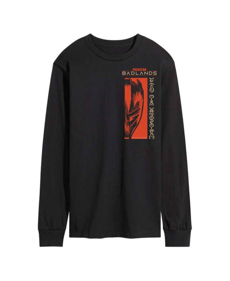 Men's Predator: Badlands Alien Mask Long-Sleeve Graphic T-Shirt