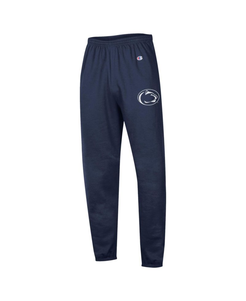 Men's Navy Penn State Nittany Lions Powerblend Banded Fleece Sweatpants