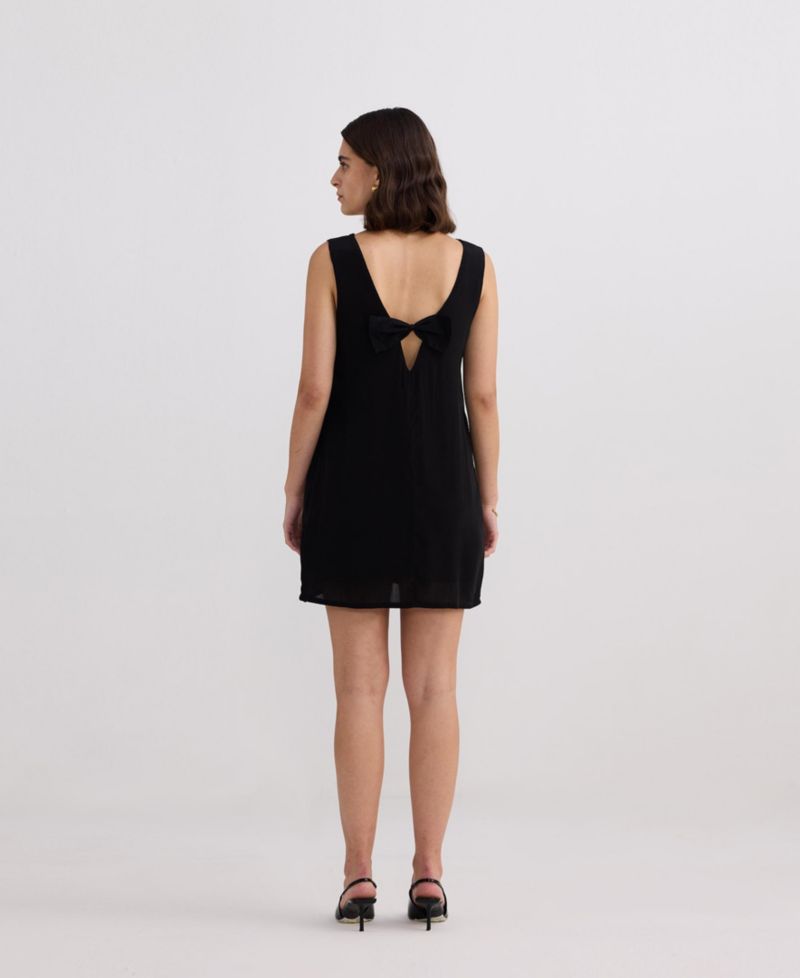 Women's Midnight Muse V-neck Short Dress