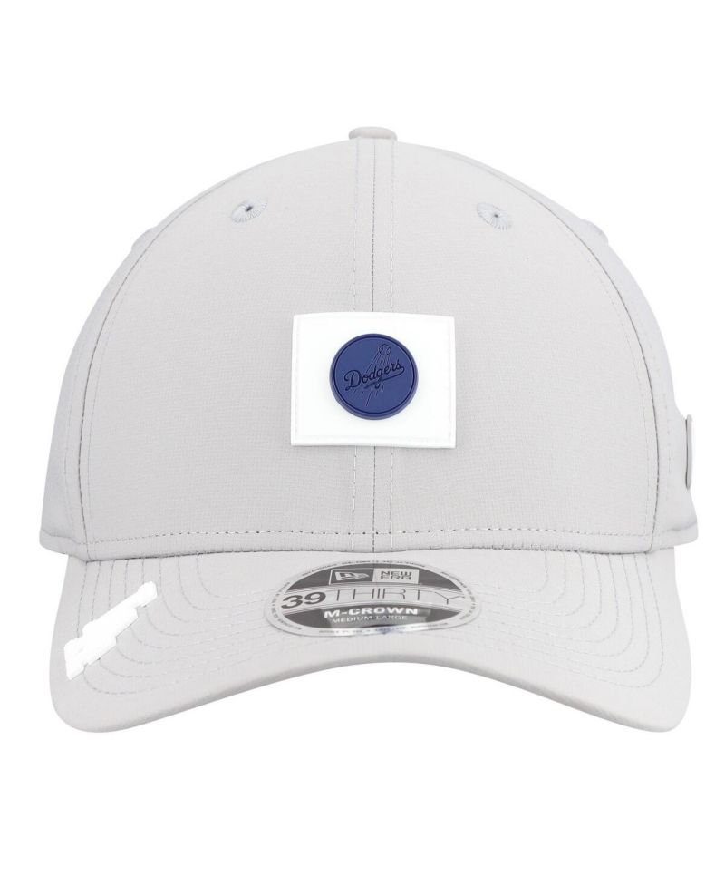 Men's Gray Los Angeles Dodgers 2026 Clubhouse Alternate 39THIRTY Flex Hat