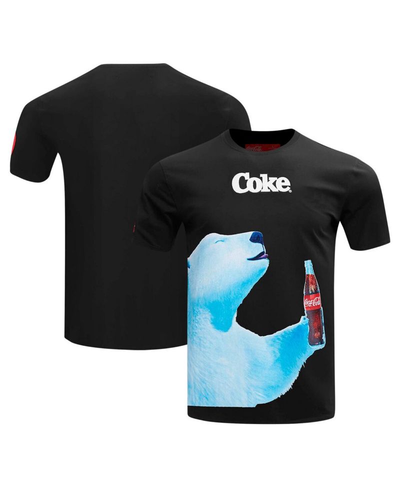 Men's Black Coca-Cola Polar Bear T-Shirt