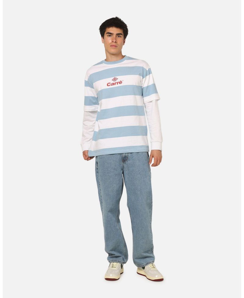 Men's Club Stripe Long Sleeve T-Shirt