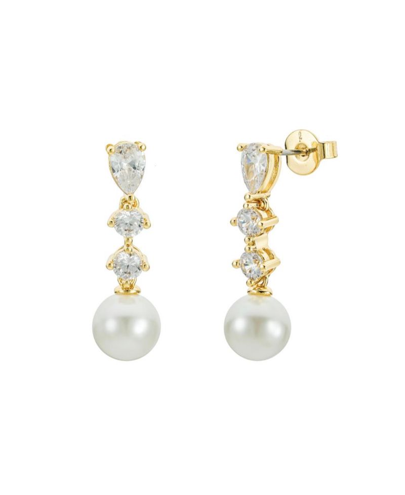 Serenade Pearl and Crystal Earrings