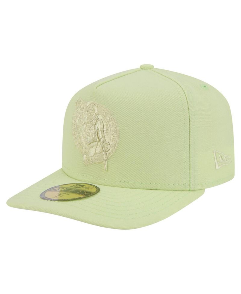 Men's Green Boston Celtics Colorpack A-Frame Pinch Front 59FIFTY Fitted Hat