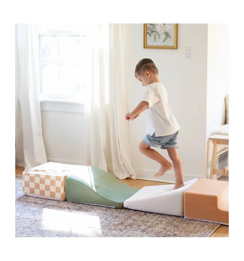 PlayNest Montessori-Inspired Foam Climbing Blocks, 6-Piece Set