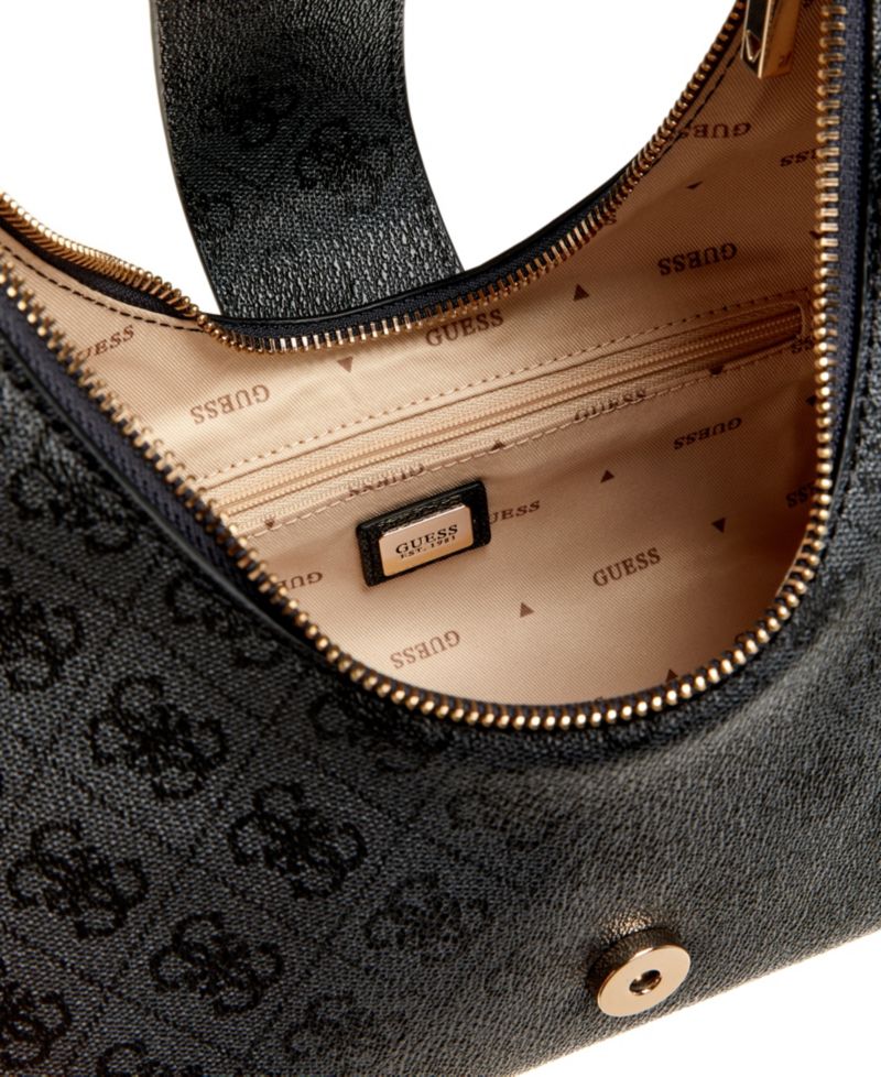 Yvonne Logo Medium Hobo Handbag