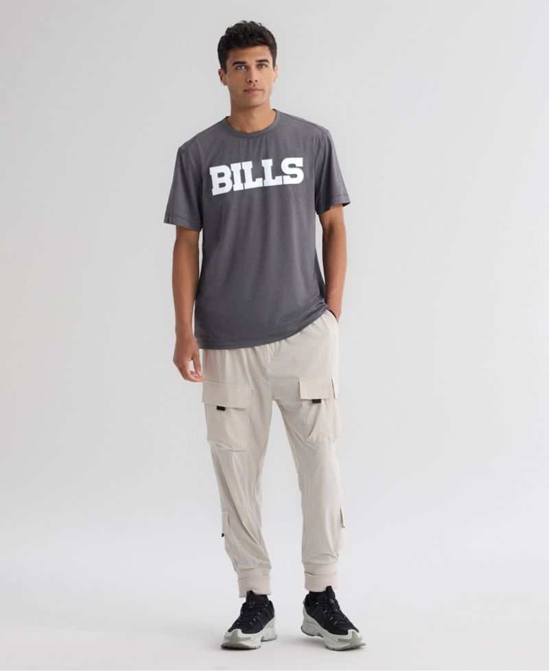 Men's Charcoal Buffalo Bills Clutch T-Shirt