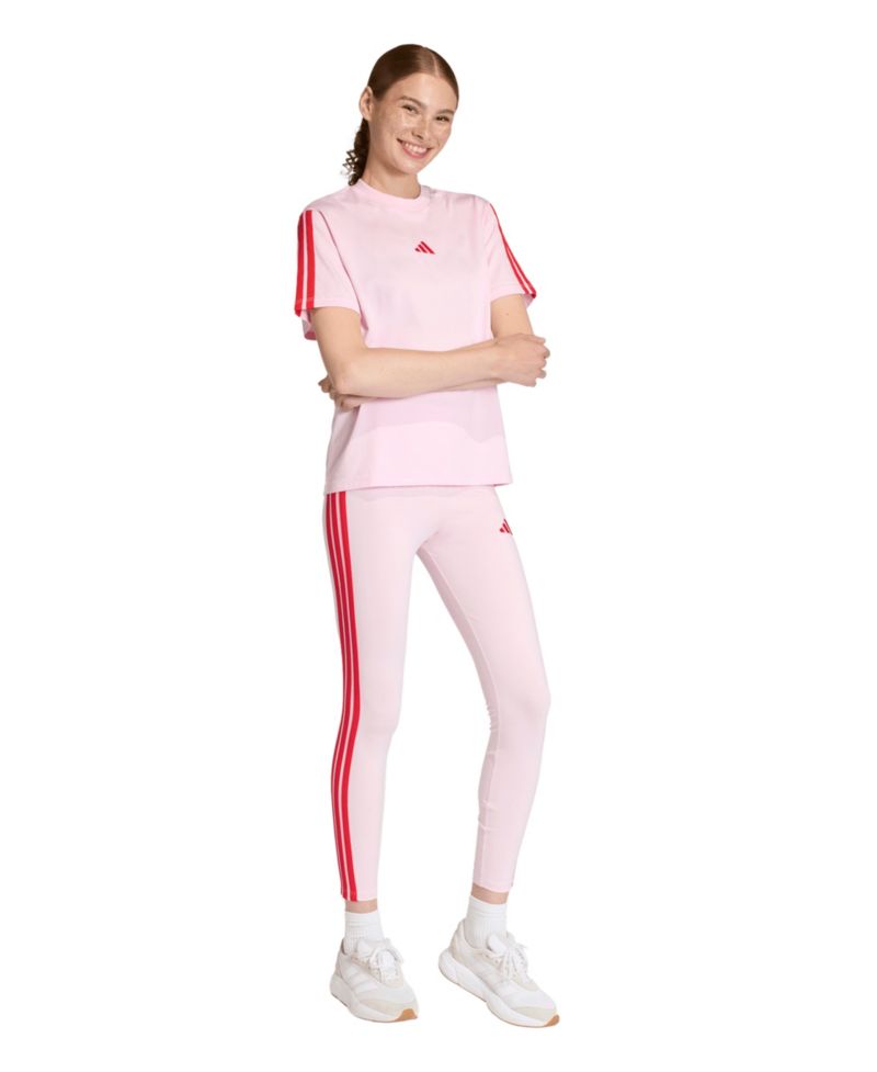 Plus Size Essentials 3-Stripes Cotton Leggings