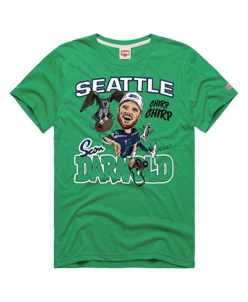 Men's and Women's Seattle Seahawks Sam Darnold Tri-Blend Relaxed-Fit T-Shirt