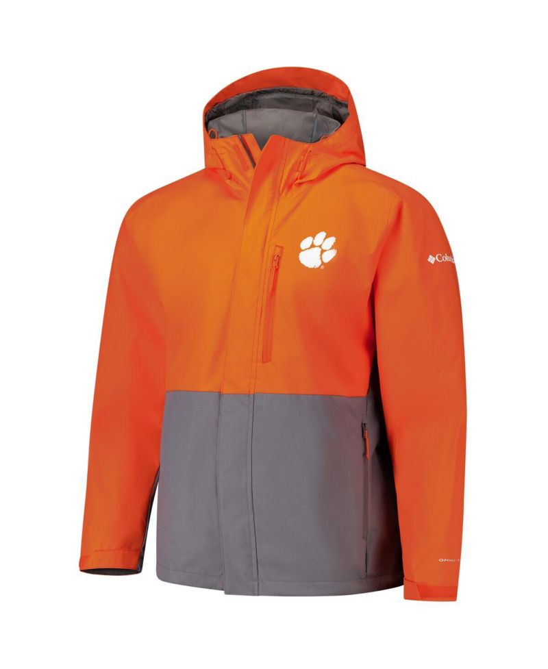 Men's Orange Clemson Tigers Field Bound Omni-Tech Full-Zip Jacket
