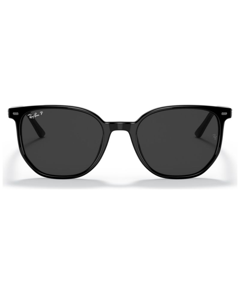 Unisex Elliot 54 Polarized Low Bridge Fit Sunglasses, RB2197F54-P