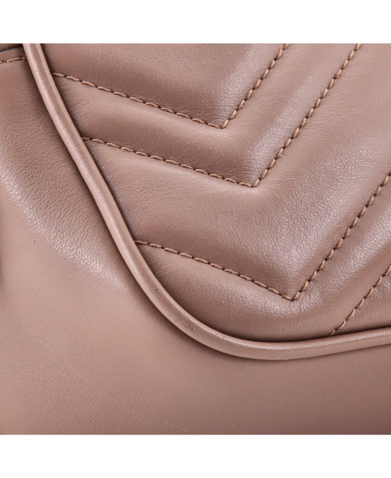 Mini GG Marmont Shoulder Bag Matelasse Leather