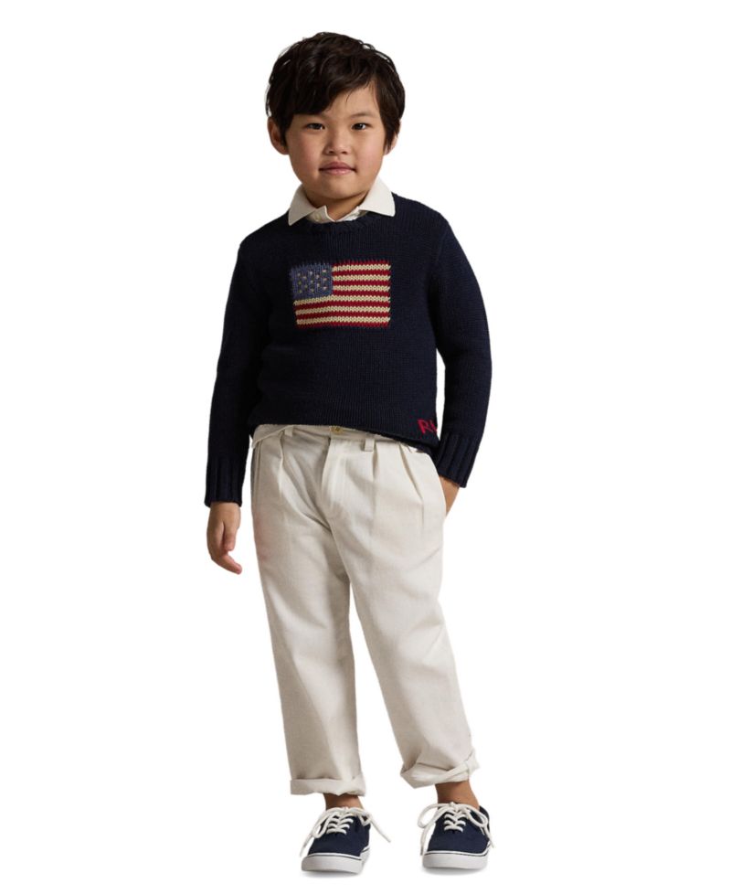 Toddler and Little Boys The Iconic Flag Sweater