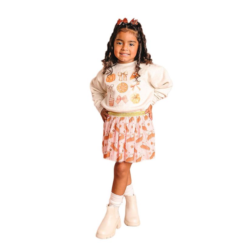 Baby Girls Pumpkin Pie Thanksgiving Tutu Skirt