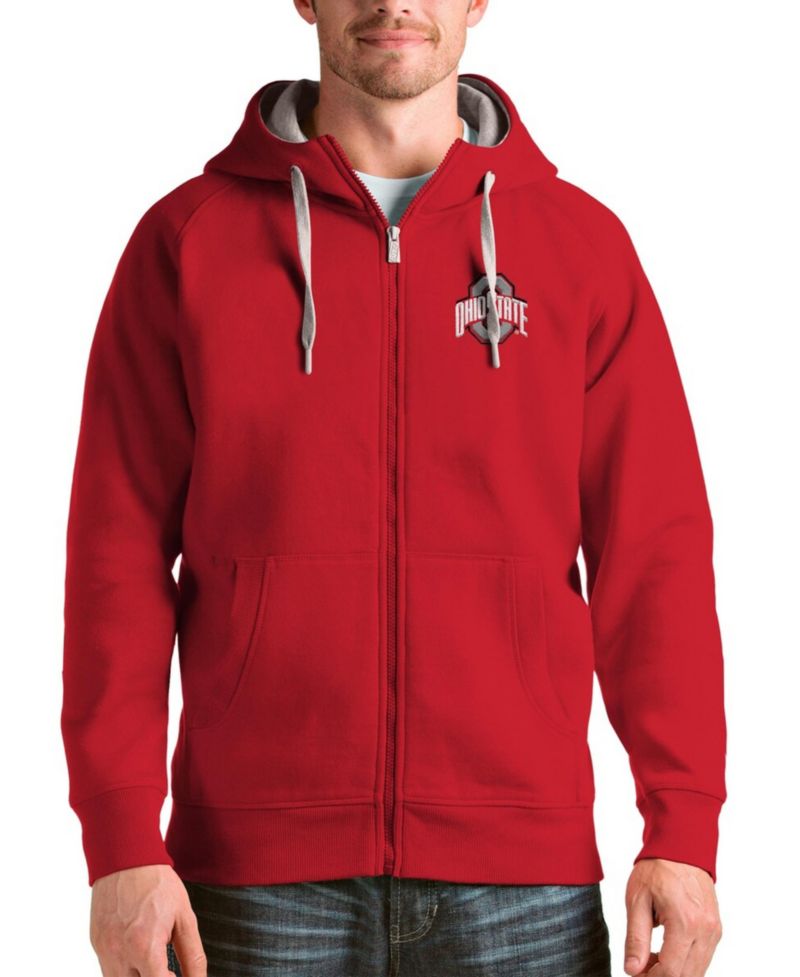 Men's Scarlet Ohio State Buckeyes Victory Full-Zip Jacket