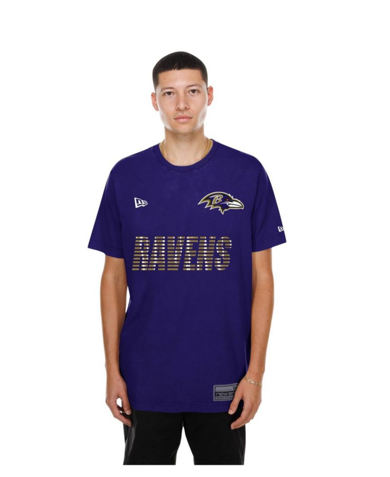 Men's Purple Baltimore Ravens Match T-Shirt