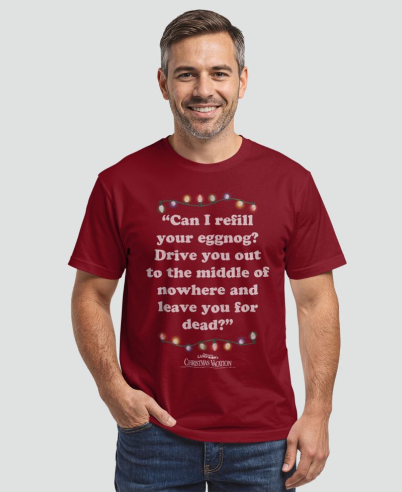 Men's National Lampoon Christmas Vacation Leave For Dead Short-Sleeve T-Shirt