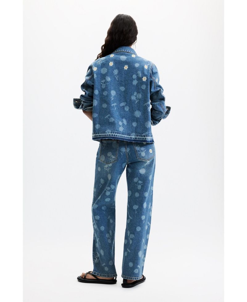 Women's Regular embroidered jeans