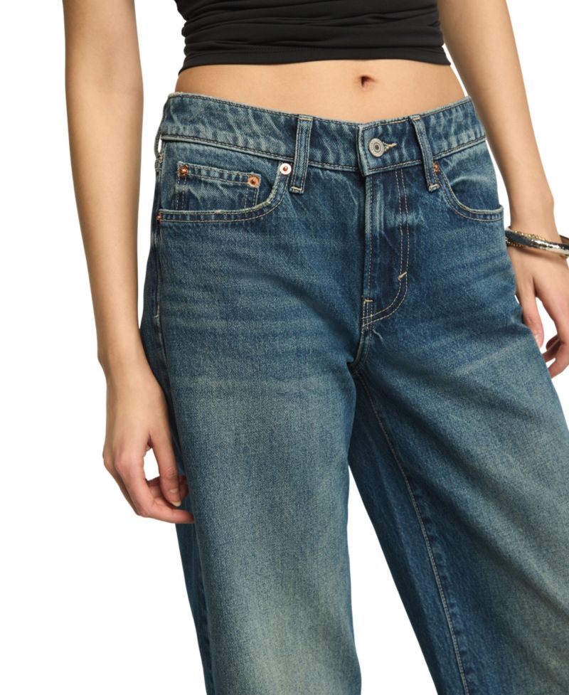 Women's The Baggy Low-Rise Wide-Leg Jeans