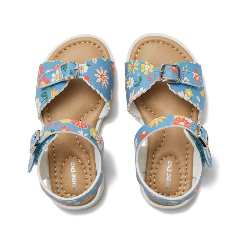 Toddlers Easy On Scalloped Sandals