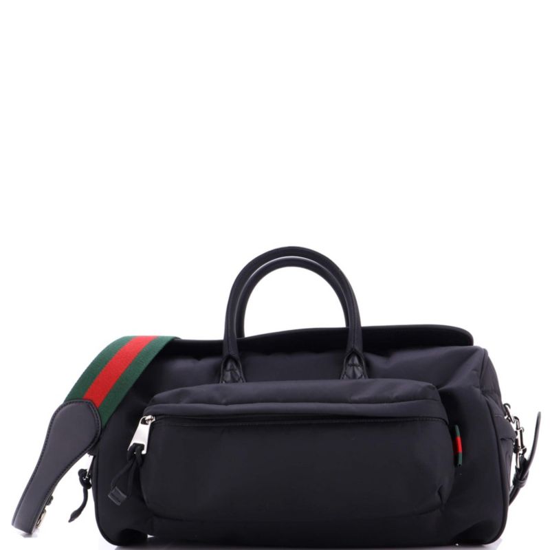 Medium Convertible Front Pocket Duffle Bag Nylon