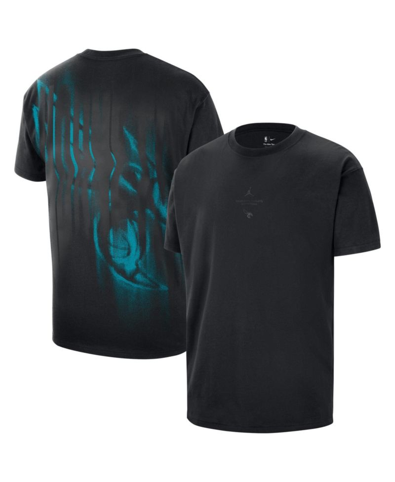 Men's Brand Black Charlotte Hornets 2026 Standard Issue Pre-Game Max 90 T-Shirt