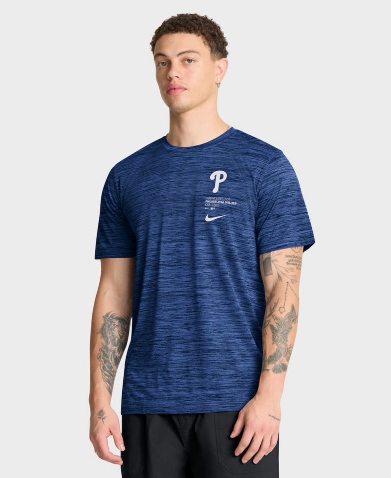 Men's Royal Philadelphia Phillies Velocity Dri-FIT T-Shirt