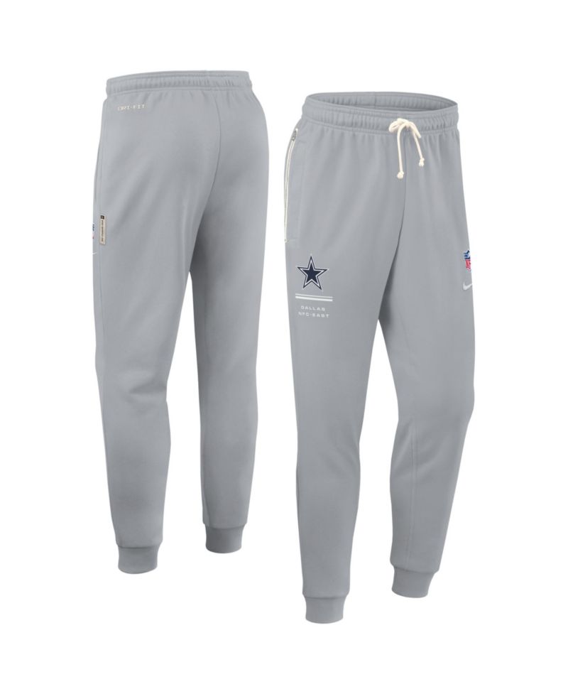 Men's Gray Dallas Cowboys Sideline Standard Issue Dri-FIT Taper Pants