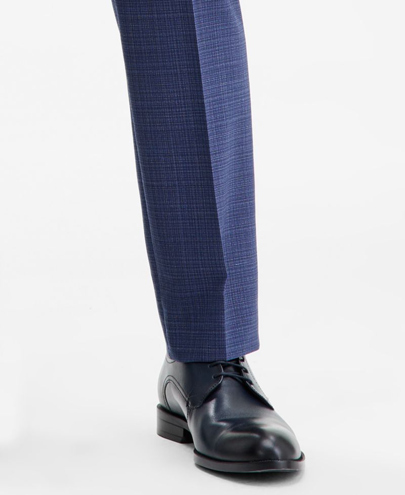 Men's Modern-Fit Plaid Suit Pants