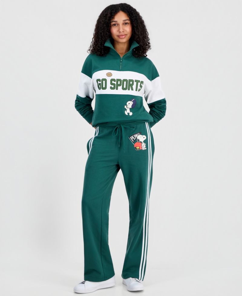Juniors' Snoopy Football Sweatpants