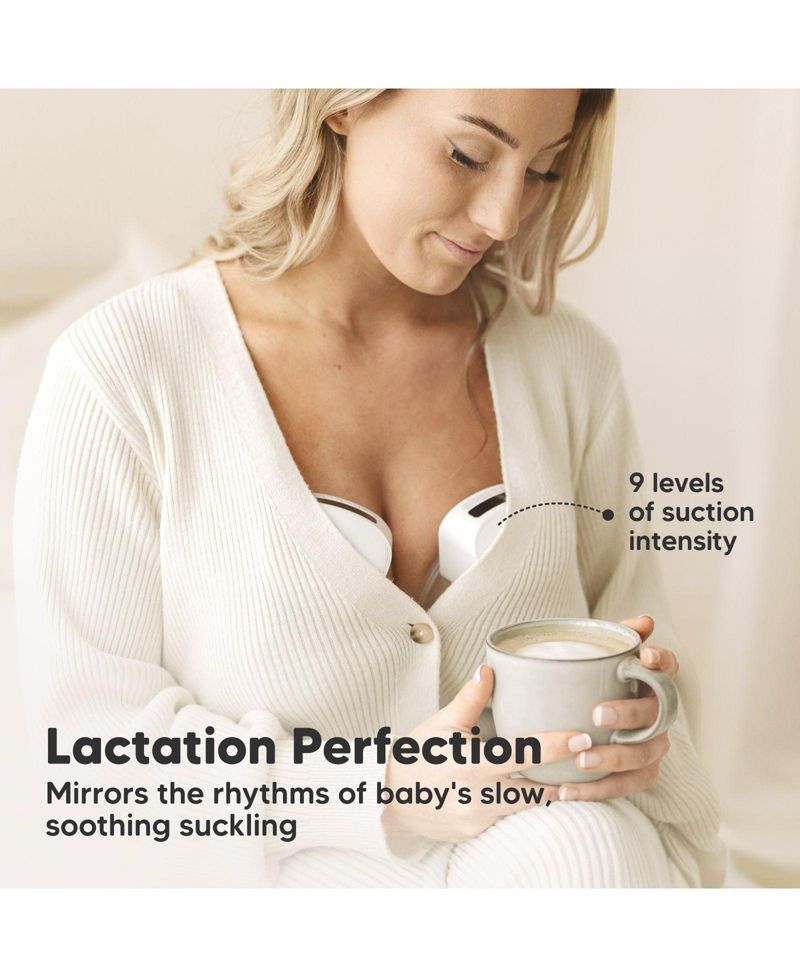 Pulse S10 Pro Breast Pump, Hands Free Double Electric Breast Pumps, Wearable Breastfeeding Pump Portable, 24mm Flange