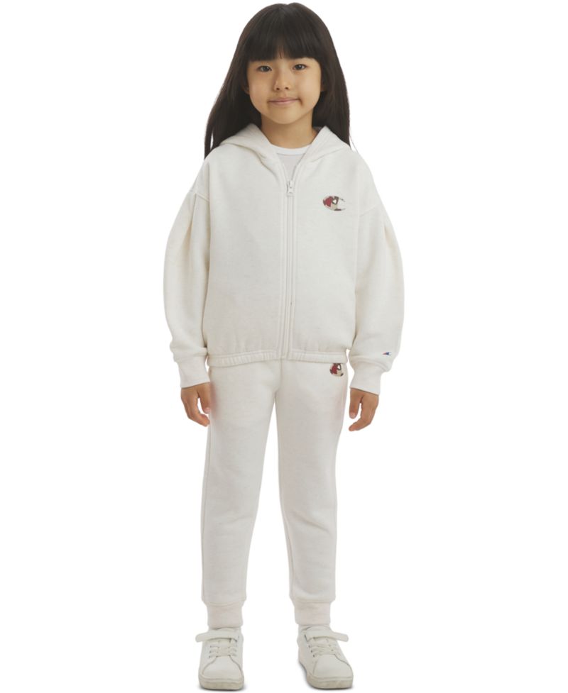 Girls' 4-16 Full-Zip Hoodie and Joggers, 2-Piece Set