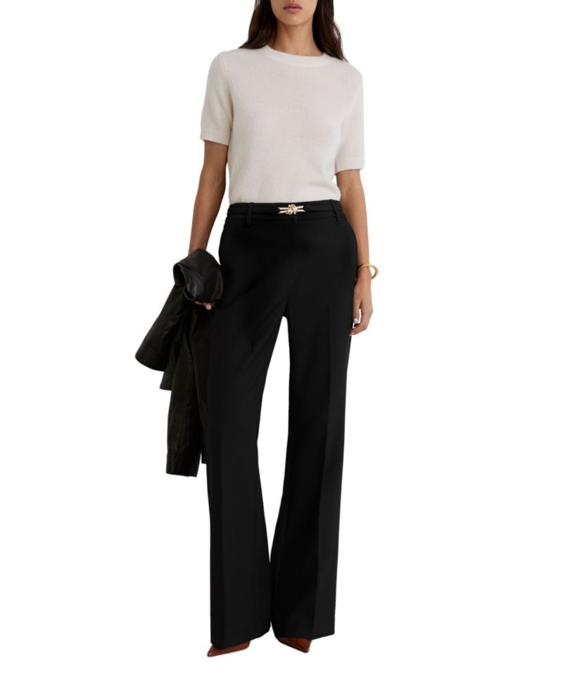 Women's Leona Flared-Belted Trousers