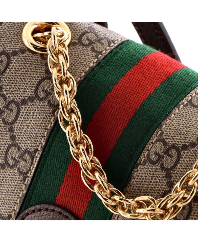 Mini Ophidia Flap Backpack GG Coated Canvas