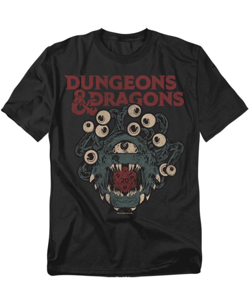 Big & Tall Dungeons and Dragons Beholder Die T Shirt