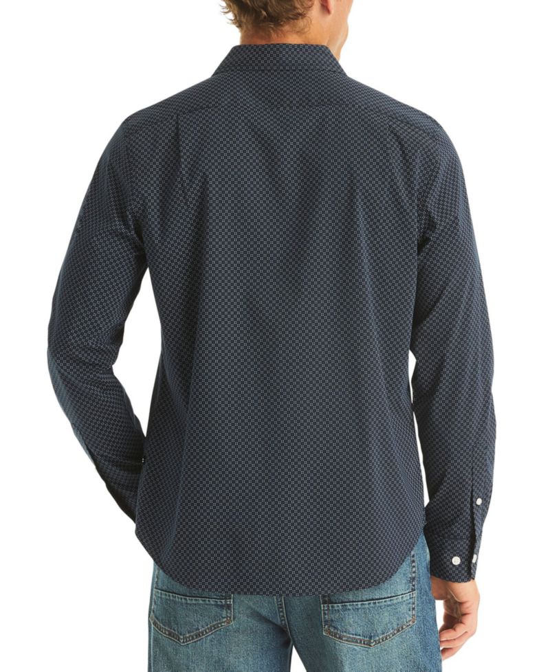 Men's Printed Long-Sleeve Shirt