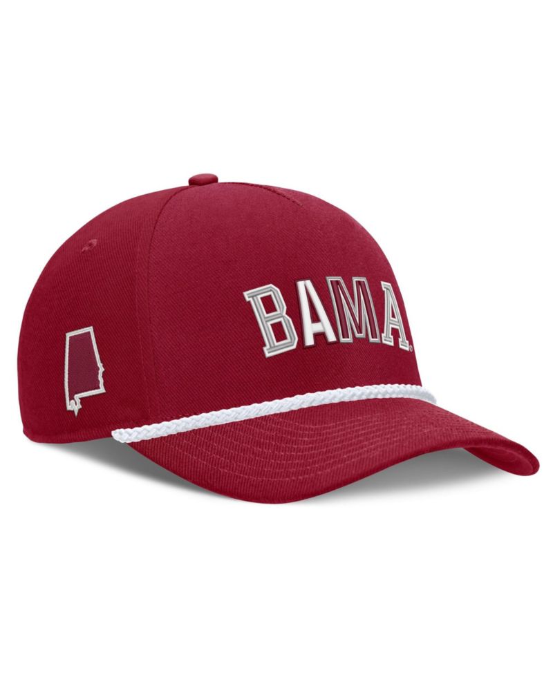 Men's and Women's Crimson Alabama Crimson Tide 2026 Basketball Refresh 5-Panel Rope Rise Hat